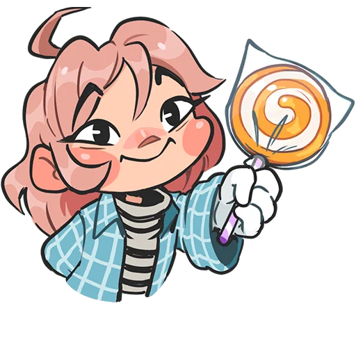🍭 Стикер «Детектив Энни Без Текста» для Telegram