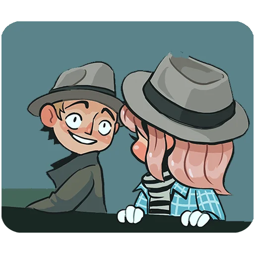 😀 Стикер «Детектив Энни Без Текста» для Telegram