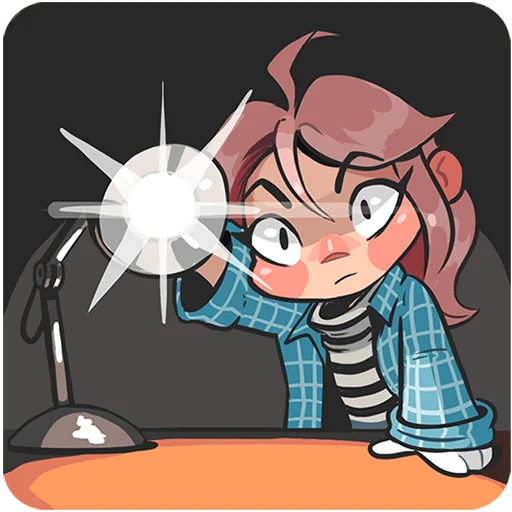 💡 Стикер «Детектив Энни Без Текста» для Telegram