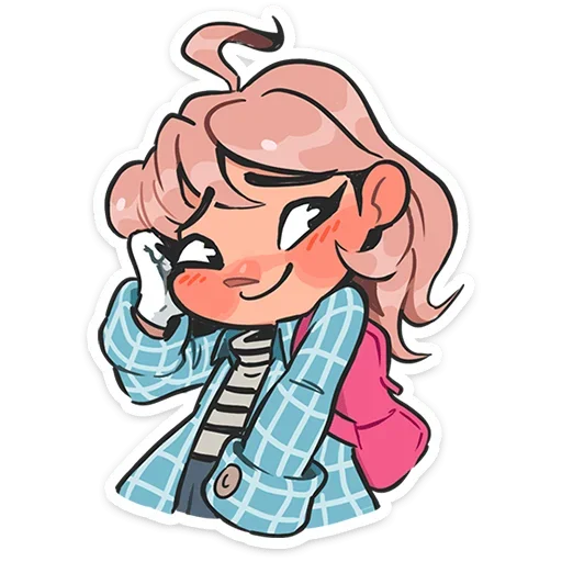 😊 Стикер «Детектив Энни» для Telegram