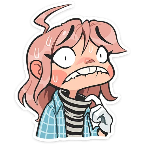 😓 Стикер «Детектив Энни» для Telegram