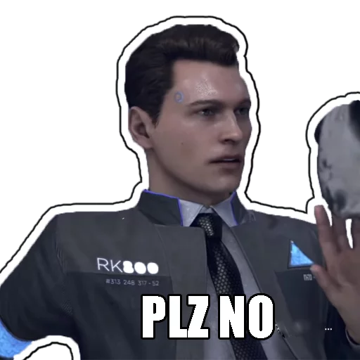 🙅‍♂️ Стикер «Detroit become human» для Telegram