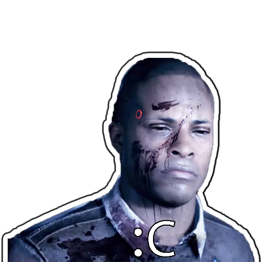 😫 Стикер «Detroit become human» для Telegram