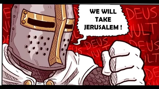 😜 Стикер «DEUS VULT» для Telegram