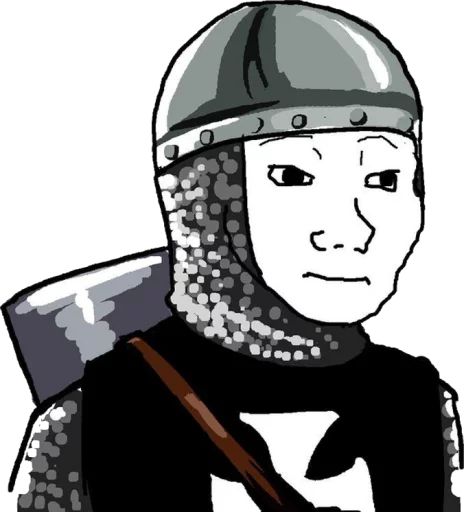 😢 Стикер «DEUS VULT» для Telegram