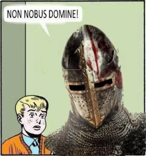 👌 Стикер «DEUS VULT» для Telegram