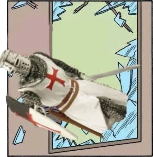 🤕 Стикер «DEUS VULT» для Telegram