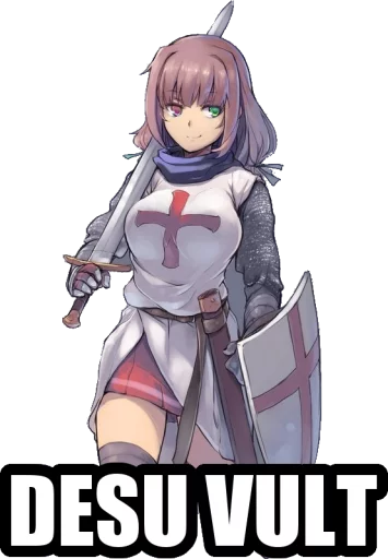 ❤ Стикер «DEUS VULT» для Telegram