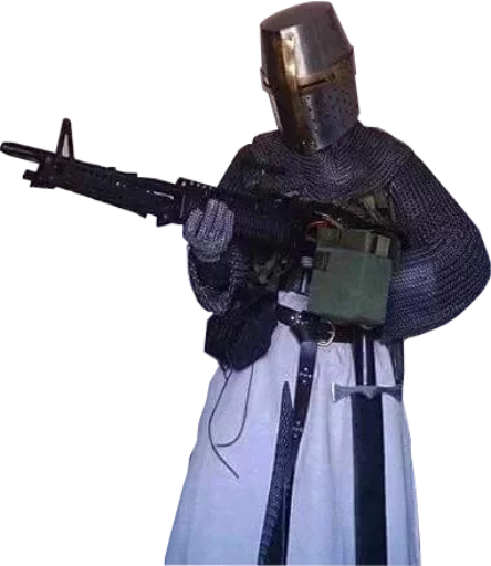 🔫 Стикер «DEUS VULT» для Telegram