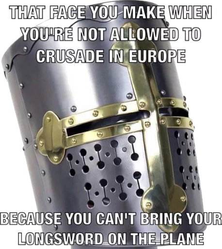 😢 Стикер «DEUS VULT» для Telegram