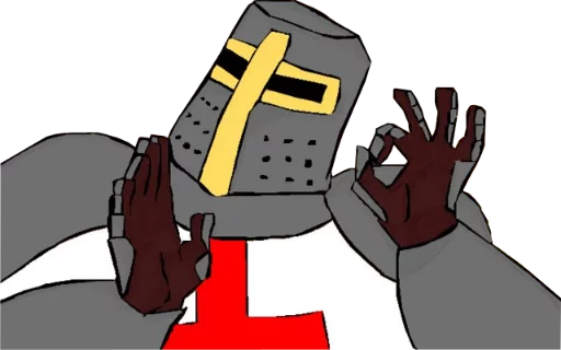 👌 Стикер «DEUS VULT» для Telegram