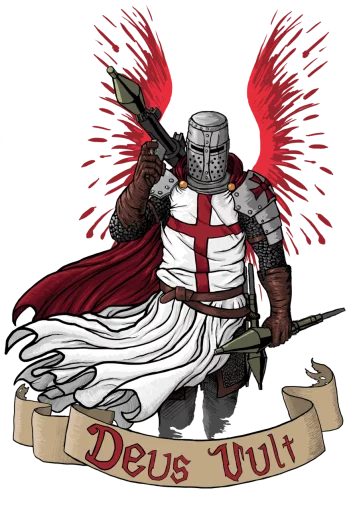 🏹 Стикер «DEUS VULT» для Telegram