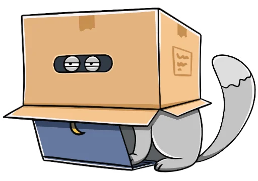 Стикерпак Dev.cat для Telegram