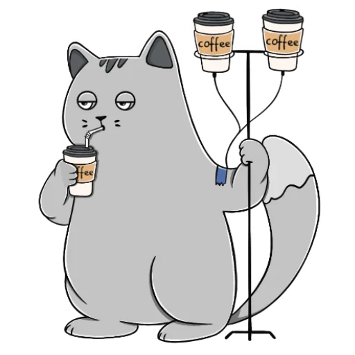 😴 Стикер «Dev.cat» для Telegram