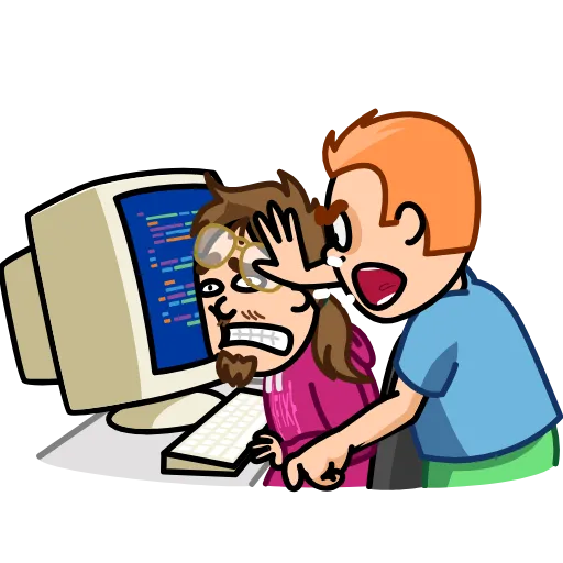 😱 Стикер «Dev» для Telegram