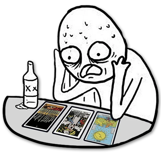 😭 Стикер «Таро Пак» для Telegram