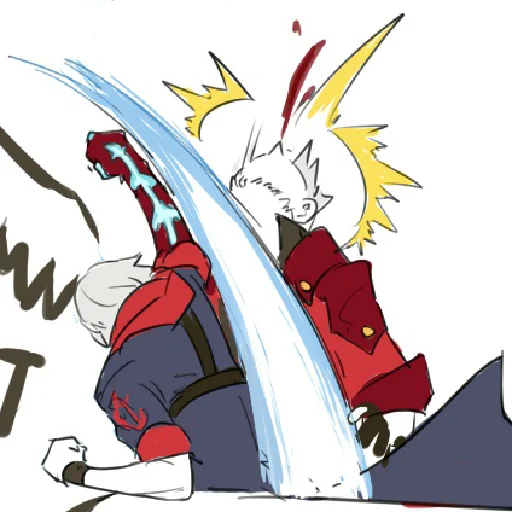 😠 Стикер «Devil May Cry» для Telegram