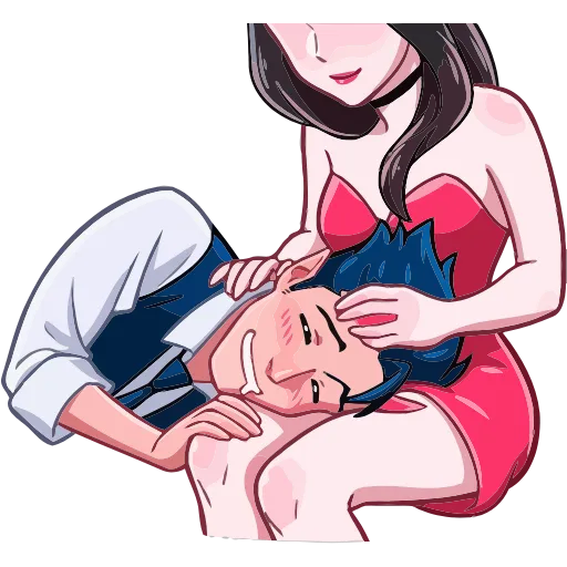 😴 Эмодзи «Демон и Ангелица» для Telegram