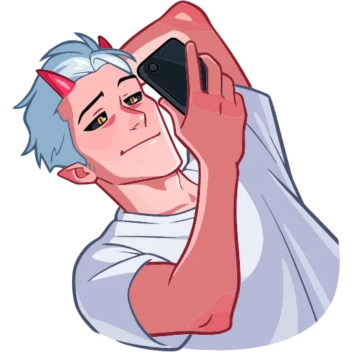 ☺️ Эмодзи «Демон и Ангелица» для Telegram