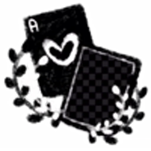 📓 Эмодзи «Devil Black» для Telegram