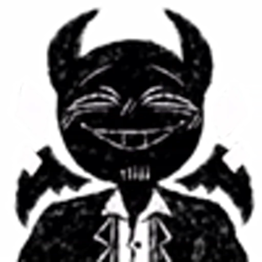 😈 Эмодзи «Devil Black» для Telegram