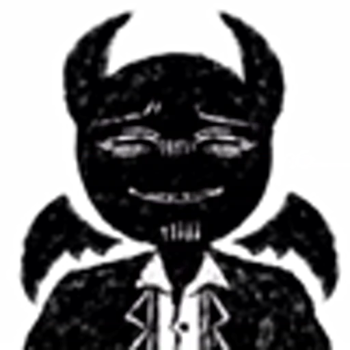 😈 Эмодзи «Devil Black» для Telegram