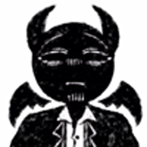 😐 Эмодзи «Devil Black» для Telegram
