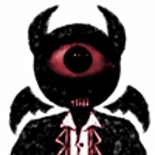 👁 Эмодзи «Devil Black» для Telegram