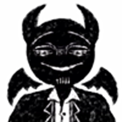 😈 Эмодзи «Devil Black» для Telegram