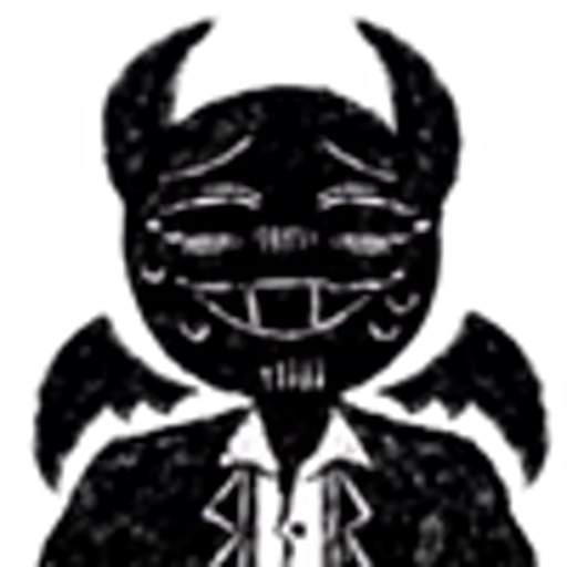 😁 Эмодзи «Devil Black» для Telegram