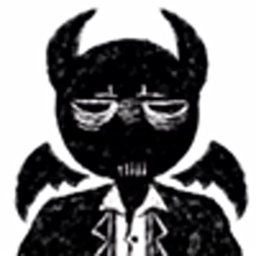 😈 Эмодзи «Devil Black» для Telegram