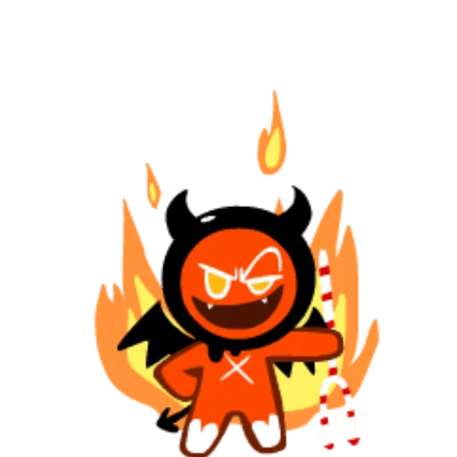 😈 Стикер «Devil Cookie!» для Telegram