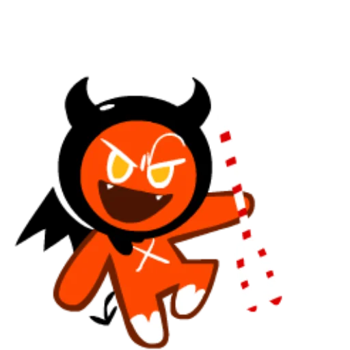 😈 Стикер «Devil Cookie!» для Telegram