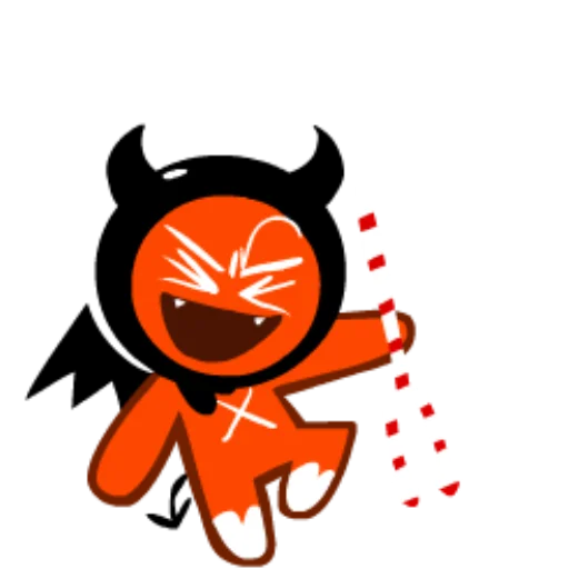 😈 Стикер «Devil Cookie!» для Telegram
