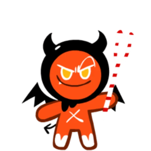 Стикерпак Devil Cookie! для Telegram