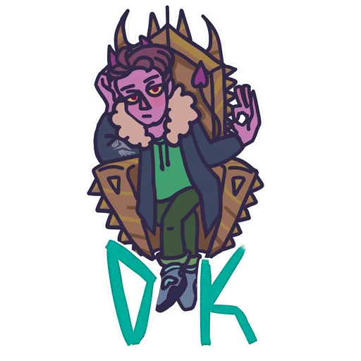 👌 Стикер «DEVIL FIZICA» для Telegram