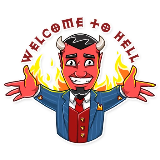 👋 Стикер «Devil In You» для Telegram