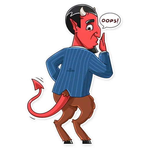 ☺️ Стикер «Devil In You» для Telegram