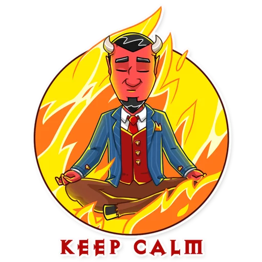 👳 Стикер «Devil In You» для Telegram