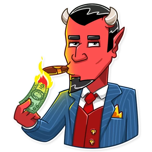 💵 Стикер «Devil In You» для Telegram