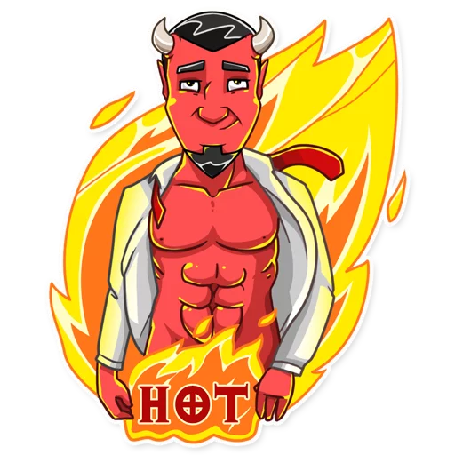 🔥 Стикер «Devil In You» для Telegram