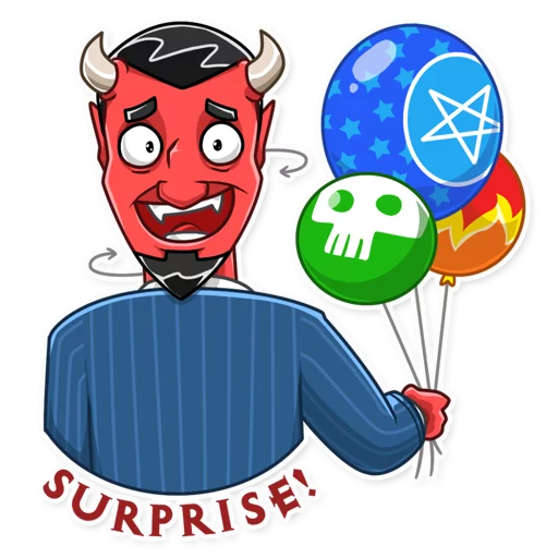 🎈 Стикер «Devil In You» для Telegram