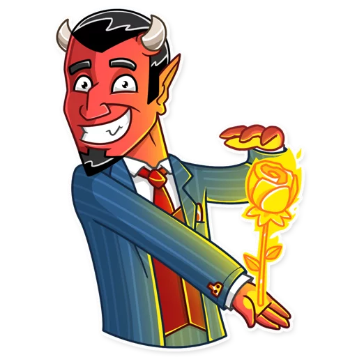 🌹 Стикер «Devil In You» для Telegram
