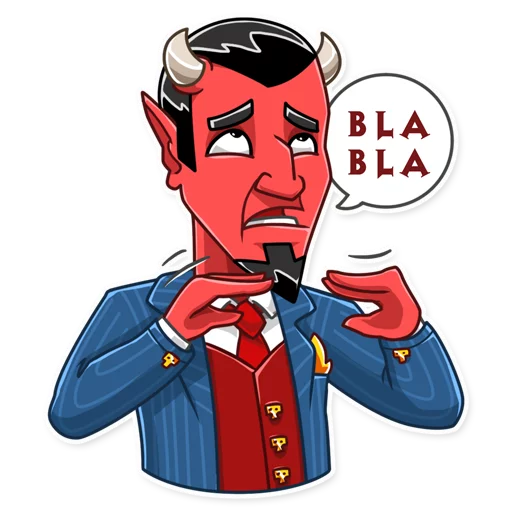 ☹ Стикер «Devil In You» для Telegram