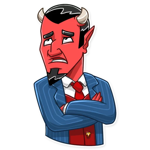 😒 Стикер «Devil In You» для Telegram