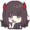Стикер 13 Devilish Menhera