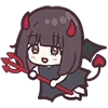 Стикер 33 Devilish Menhera