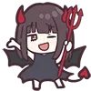 Стикер 21 Devilish Menhera