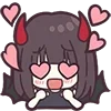 Стикер 2 Devilish Menhera