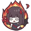 Стикер 23 Devilish Menhera
